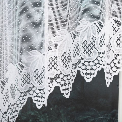 Firanka gotowa żakardowa ELŻBIETA 160x410 cm kolor biały Firanka gotowa żakardowa ELŻBIETA 160x410 cm kolor biały