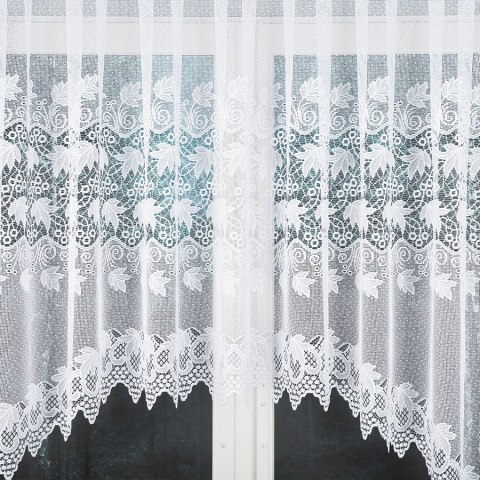 Firanka gotowa żakardowa ELŻBIETA 160x530 cm kolor biały