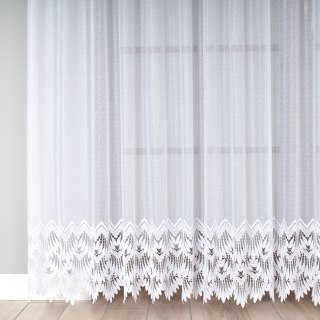 Firanka żakardowa 018989 wysokość 250 cm kolor biały