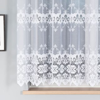 Firanka żakardowa 018984 wysokość 160 cm kolor biały