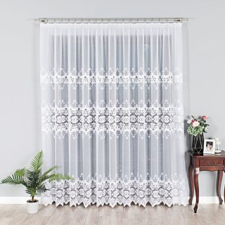 Firanka żakardowa 018984 wysokość 250 cm kolor biały