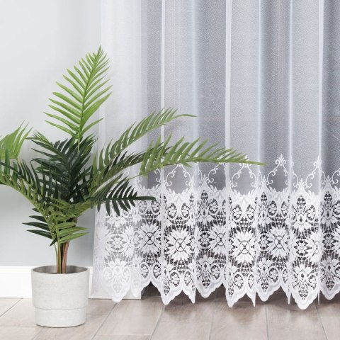 Firanka żakardowa 018984 wysokość 250 cm kolor biały