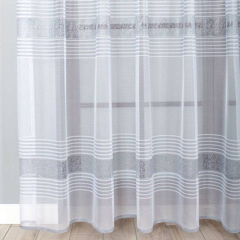 Firanka żakardowa 018970 wysokość 250 cm kolor biały