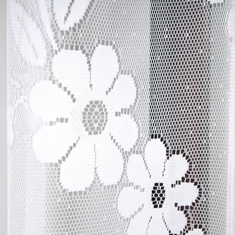 Firanka żakardowa 004669 wysokość 250 cm kolor biały