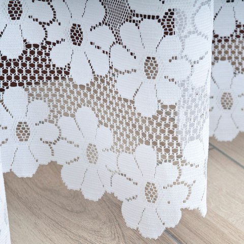 Firanka żakardowa 004669 wysokość 250 cm kolor biały