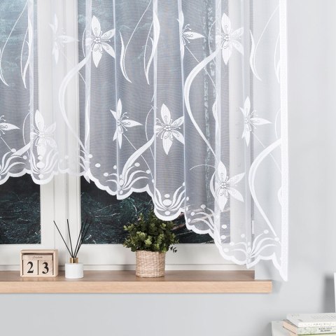Firanka gotowa żakardowa JOLA 160x330 cm kolor biały Firanka gotowa żakardowa JOLA 160x330 cm kolor biały