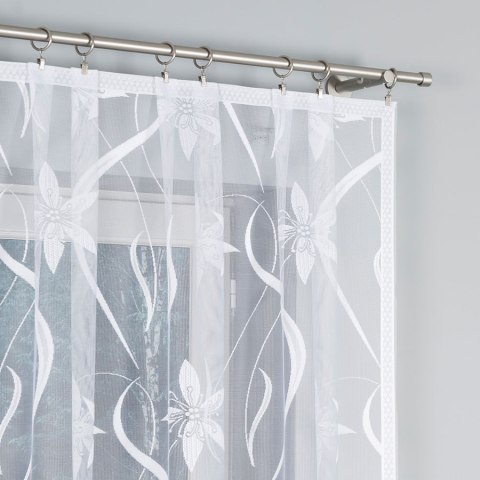 Firanka gotowa żakardowa JOLA 160x330 cm kolor biały Firanka gotowa żakardowa JOLA 160x330 cm kolor biały
