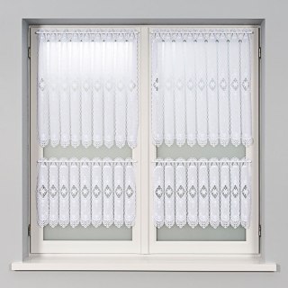 Zazdrostka z aplikacją 015590 wysokość 45 cm kolor biały