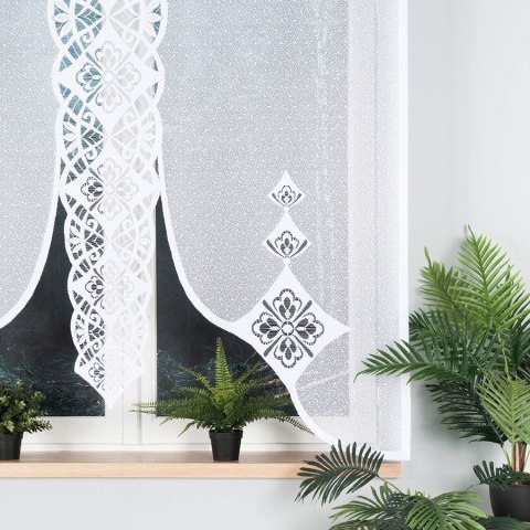 Panel żakardowy gotowy ANITA 160x160 cm kolor biały Panel żakardowy gotowy ANITA 160x160 cm kolor biały