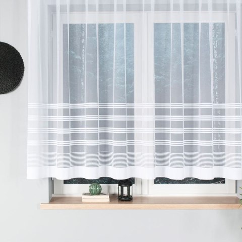 Firanka gotowa żakardowa BALBINA 140x250 cm kolor biały Firanka gotowa żakardowa BALBINA 140x250 cm kolor biały