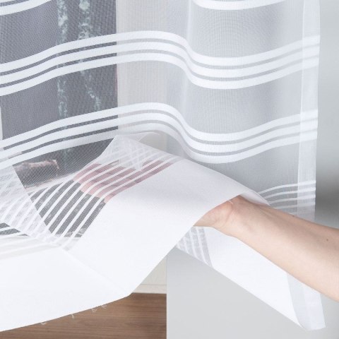 Firanka gotowa żakardowa BALBINA 140x250 cm kolor biały Firanka gotowa żakardowa BALBINA 140x250 cm kolor biały
