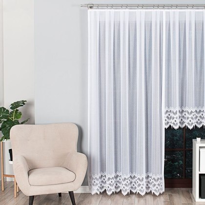 Firanka gotowa żakardowa FELICJA 200x250 cm kolor biały