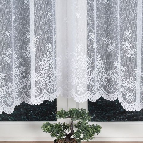 Firanka gotowa żakardowa KAROLINA 170x300 cm kolor biały Firanka gotowa żakardowa KAROLINA 170x300 cm kolor biały