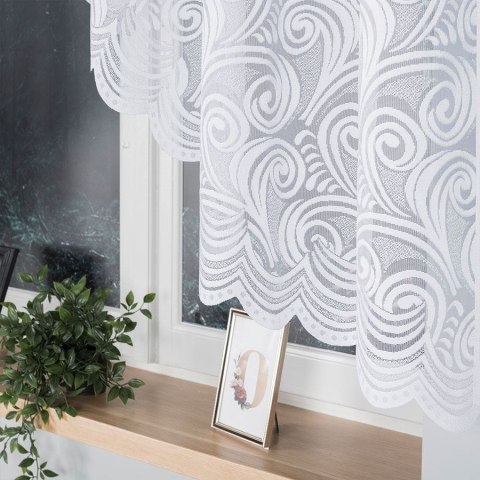 Firanka gotowa żakardowa KINGA 140x300 cm kolor biały Firanka gotowa żakardowa KINGA 140x300 cm kolor biały