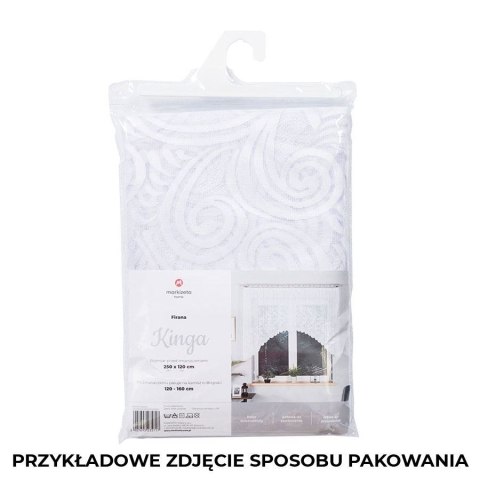 Firanka gotowa żakardowa KINGA 160x300 cm kolor biały Firanka gotowa żakardowa KINGA 160x300 cm kolor biały