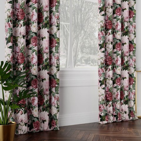 MORENA Zasłona gotowa velvetowa na przelotkach 140x270cm, kolor 002 różowy P00022/ZGP/002/140270/1