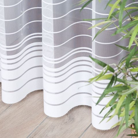 Firanka gotowa żakardowa NELA 250x200 cm kolor biały Firanka gotowa żakardowa NELA 250x200 cm kolor biały