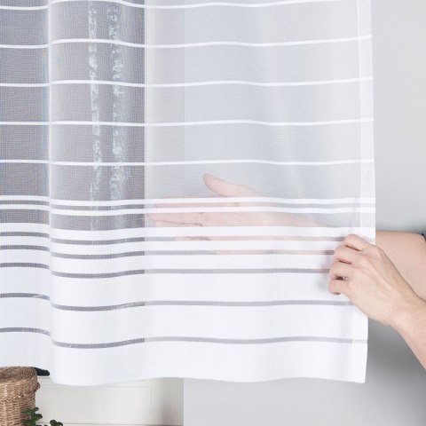 Firanka gotowa żakardowa NELA 140x250 cm kolor biały Firanka gotowa żakardowa NELA 140x250 cm kolor biały