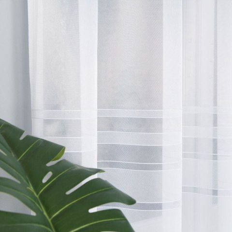 Firanka gotowa żakardowa ZOJA 160x300 cm kolor biały Firanka gotowa żakardowa ZOJA 160x300 cm kolor biały