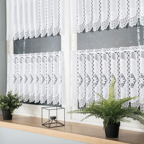 Zazdrostka żakardowa panelowa, wysokość 40cm, kolor 001 biały 107806/000/001/000040/1 Zazdrostka żakardowa panelowa, wysokość 40cm, kolor 001 biały 107806/000/001/000040/1