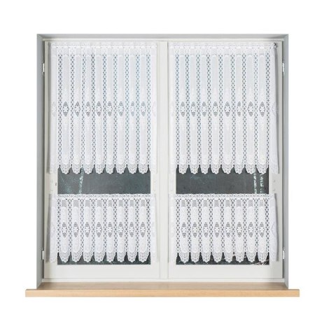 Zazdrostka żakardowa panelowa, wysokość 40cm, kolor 001 biały 107806/000/001/000040/1 Zazdrostka żakardowa panelowa, wysokość 40cm, kolor 001 biały 107806/000/001/000040/1
