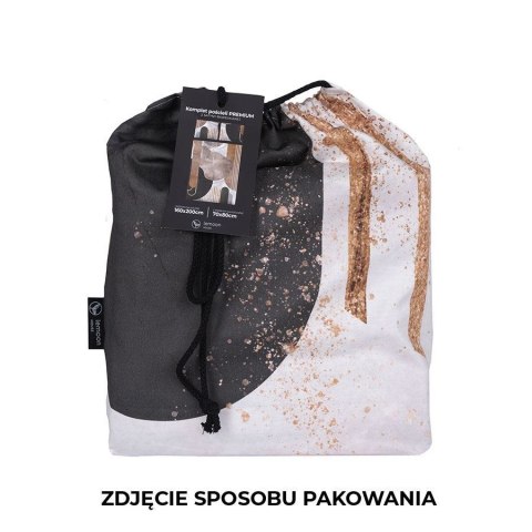 ABSTRAKT, Komplet pościeli PREMIUM z satyny bawełnianej 160x200cm, zadruk jednostronny T00100/SAT/001/160200/1 ABSTRAKT, Komplet pościeli PREMIUM z satyny bawełnianej 160x200cm, zadruk jednostronny T00100/SAT/001/160200/1
