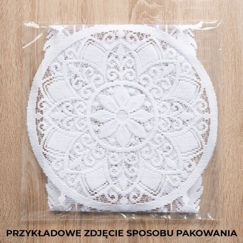 ALIA Panel żakardowy gotowy z dodatkowym materiałem na tunel, łapacz snów, szerokość 43 x wysokość 140cm, kolor 001 biały 001390 ALIA Panel żakardowy gotowy z dodatkowym materiałem na tunel, łapacz snów, szerokość 43 x wysokość 140cm, kolor 001 biały 001390