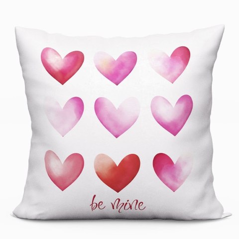 BE MINE Poszewka dekoracyjna VELVET, 40x40cm, kolor 001 biały PWA021/POP/001/040040/1 BE MINE Poszewka dekoracyjna VELVET, 40x40cm, kolor 001 biały PWA021/POP/001/040040/1