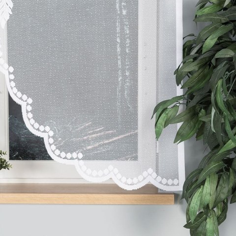 Panel żakardowy gotowy DINA 160x160 cm kolor biały