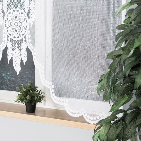 Panel żakardowy gotowy DINA 160x160 cm kolor biały
