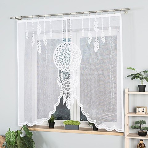 Panel żakardowy gotowy DINA 160x160 cm kolor biały