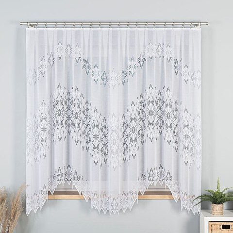 Firanka gotowa żakardowa EMILIA 180x340 cm kolor biały Firanka gotowa żakardowa EMILIA 180x340 cm kolor biały