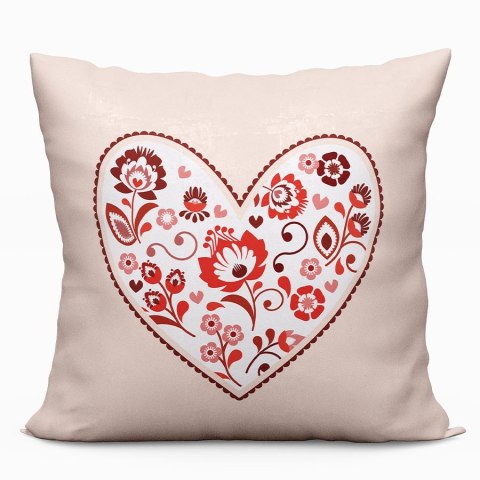 FOLK LOVE Poszewka dekoracyjna VELVET, 40x40cm, kolor 002 beżowy PWA026/POP/002/040040/1 FOLK LOVE Poszewka dekoracyjna VELVET, 40x40cm, kolor 002 beżowy PWA026/POP/002/040040/1