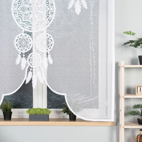 Panel żakardowy gotowy LEA 160x160 cm kolor biały