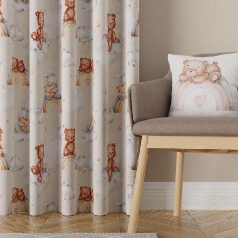 MISIACZKI Tkanina dekoracyjna BLANKO, 150cm, kolor 001 beżowy D00111/BLA/001/145000/1