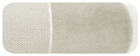 Ręcznik z welurową bordiurą LUCY 70x140 cm kolor beżowy Ręcznik z welurową bordiurą LUCY 70x140 cm kolor beżowy
