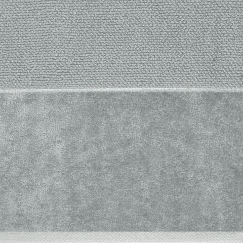 Ręcznik z welurową bordiurą LUCY 50x90 cm kolor popielaty Ręcznik z welurową bordiurą LUCY 50x90 cm kolor popielaty