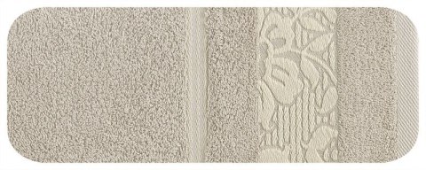 Ręcznik frotte SYLWIA 50x90 cm kolor beżowy Ręcznik frotte SYLWIA 50x90 cm kolor beżowy