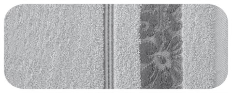 Ręcznik frotte SYLWIA 50x90 cm kolor srebrny Ręcznik frotte SYLWIA 50x90 cm kolor srebrny