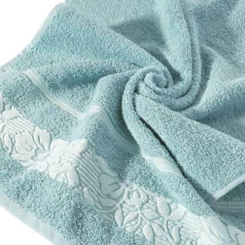 Ręcznik frotte SYLWIA 50x90 cm kolor niebieski Ręcznik frotte SYLWIA 50x90 cm kolor niebieski