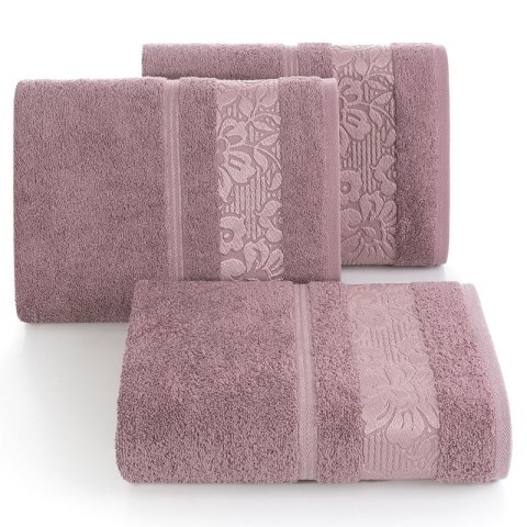 Ręcznik frotte SYLWIA 70x140 cm kolor liliowy Ręcznik frotte SYLWIA 70x140 cm kolor liliowy