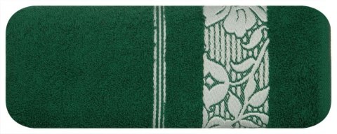 Ręcznik frotte SYLWIA 50x90 cm kolor ciemnozielony Ręcznik frotte SYLWIA 50x90 cm kolor ciemnozielony