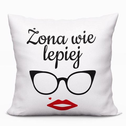 ŻONA WIE LEPIEJ Poszewka dekoracyjna VELVET, 40x40cm, kolor 001 biały PWA022/POP/001/040040/1 ŻONA WIE LEPIEJ Poszewka dekoracyjna VELVET, 40x40cm, kolor 001 biały PWA022/POP/001/040040/1