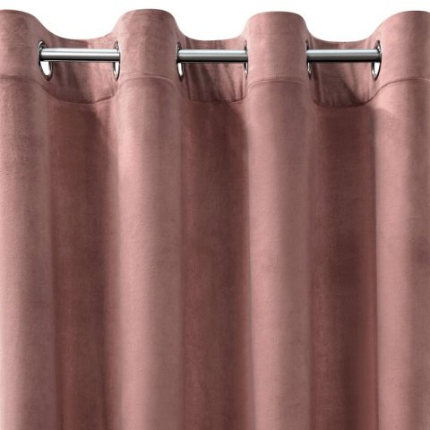Zasłona gotowa MELANIE 140x250 cm kolor ciemnoróżowy