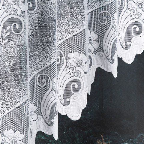 Firanka gotowa żakardowa ADELINA 160x310 cm kolor biały Firanka gotowa żakardowa ADELINA 160x310 cm kolor biały