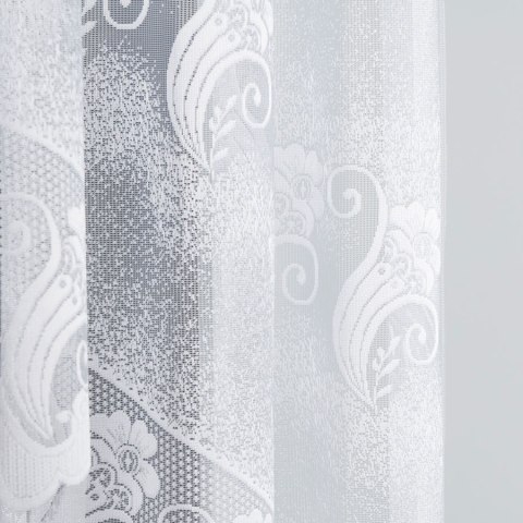 Firanka gotowa żakardowa ADELINA 160x310 cm kolor biały Firanka gotowa żakardowa ADELINA 160x310 cm kolor biały