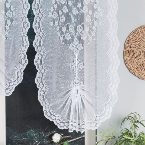 Firanka gotowa, szerokość 60 x wysokość 160cm, kolor 001 biały 092678/PBL/001/060160/1 Firanka gotowa, szerokość 60 x wysokość 160cm, kolor 001 biały 092678/PBL/001/060160/1