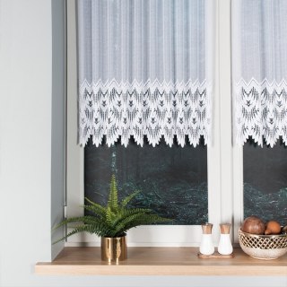 Firanka żakardowa 018989 wysokość 100 cm kolor biały