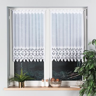 Firanka żakardowa 018989 wysokość 100 cm kolor biały