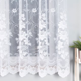 Firanka żakardowa 023019 wysokość 170 cm kolor biały